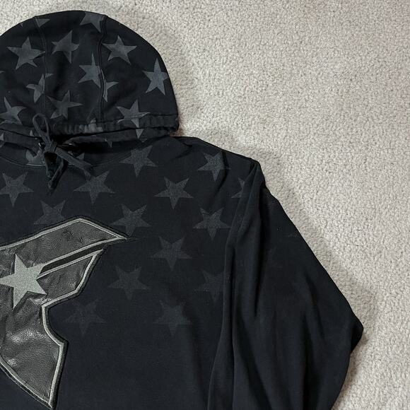 Famous Stars & Straps Hoodie Mens XL Vintage Y2K Sweatshirt Pullover AOP - Picture 5 of 16